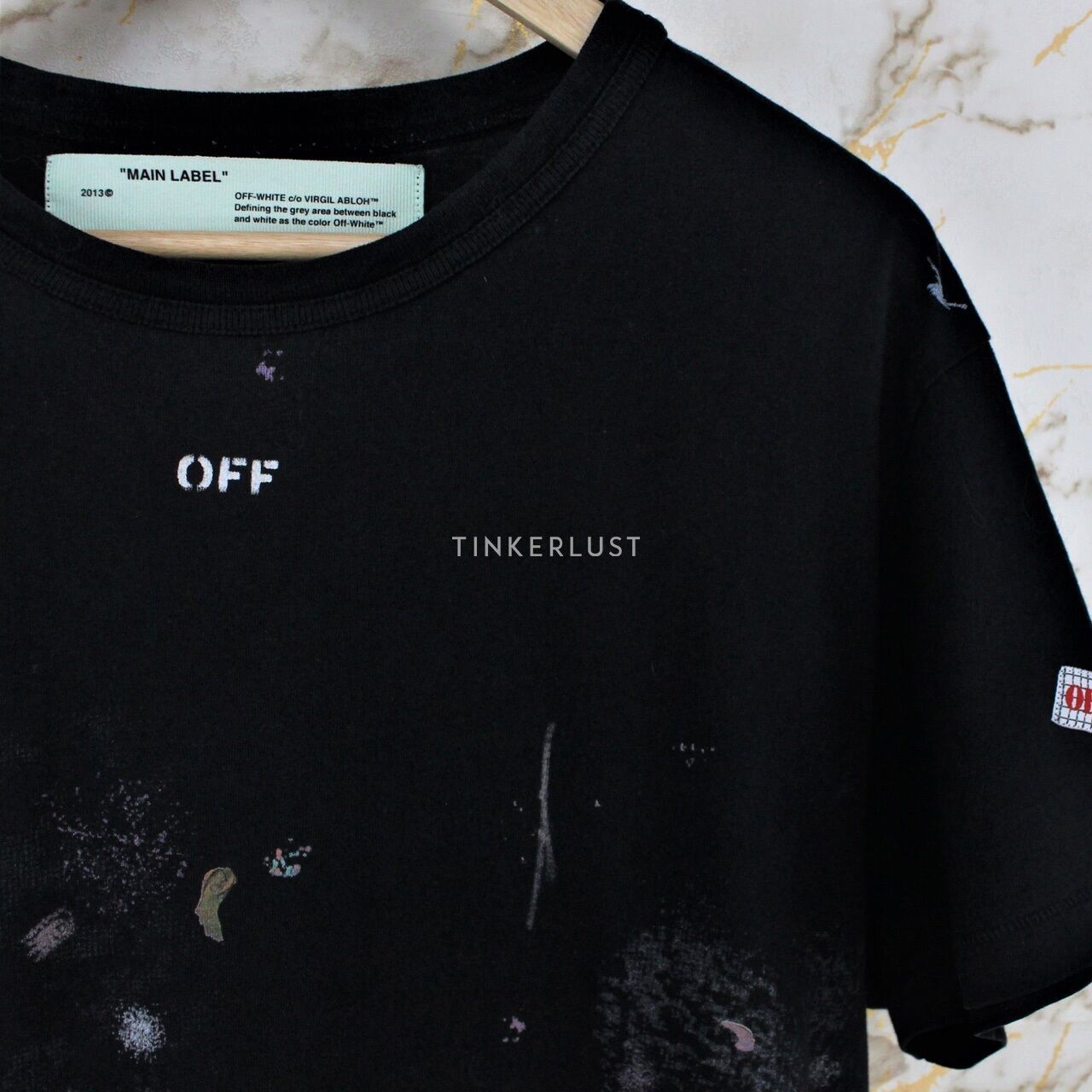 Off white hotsell tee galaxy